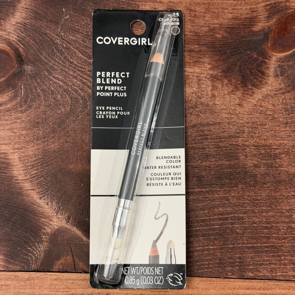 CoverGirl Perfect Blend Eye Pencil 105 Charcoal Water Resistant Eyeliner New